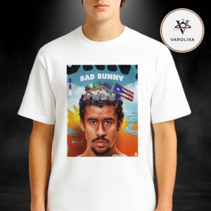 Bad Bunny Super Bowl LX Halftime Show 2026 Puerto Rico Inspired Artwork At Levi’s Stadium In Santa Clara California Unisex T-Shirt