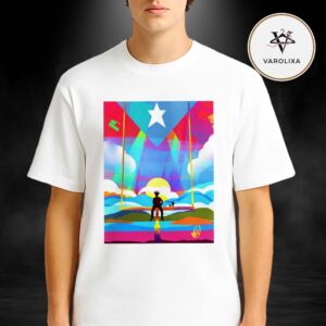 Bad Bunny Super Bowl LX Halftime Show Levi’s Stadium Santa Clara California February 8 2026 Abstract Goalpost Artwork Unisex T-Shirt