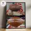 Bad Bunny Super Bowl LX Halftime Show Together We Are America Football Artwork At Levi’s Stadium In Santa Clara California On February 8 2026 Home Decor Poster Canvas