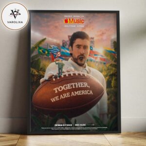 Bad Bunny Super Bowl LX Halftime Show Together We Are America Football Artwork At Levi’s Stadium In Santa Clara California On February 8 2026 Home Decor Poster Canvas