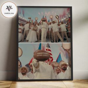 Bad Bunny Together We Are America Green Day Super Bowl LX Punk Rock NFL Halftime Show At Levi’s Stadium In Santa Clara CA On February 8 2026 Home Decor Poster Canvas