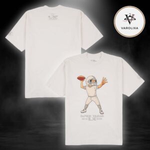 Bad Bunny x Super Tazón Two-Sided Tee With Super Bowl LX Quarterback Graphic And Back Branding