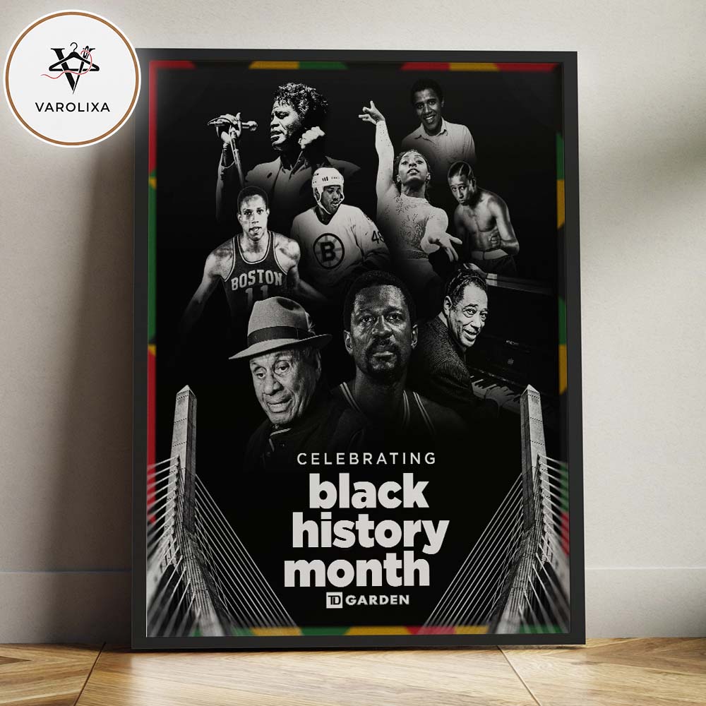 Celebrating Black History Month TD Garden Cultural Heritage Home Decor Poster Canvas