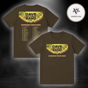 Dave Matthews Band Summer Tour 2026 Full Tour Dates Two Sides Unisex T-Shirt