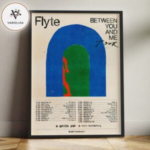 Flyte Live Concert Poster At Multiple Venues In United States And Canada On 2026 Between You And Me Tour Indie Folk Artwork Home Decor Poster Canvas