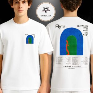 Flyte Live Concert Poster At Multiple Venues In United States And Canada On 2026 Between You And Me Tour Indie Folk Artwork Two Sides Unisex T-Shirt