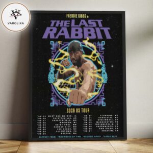 Freddie Gibbs The Last Rabbit US Tour 2026 Full Tour Dates Home Decor Poster Canvas
