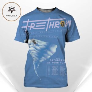 Free Throw Live Concert Poster At UK And Europe Venues In United Kingdom And Europe On 2026 All Over Print Shirt