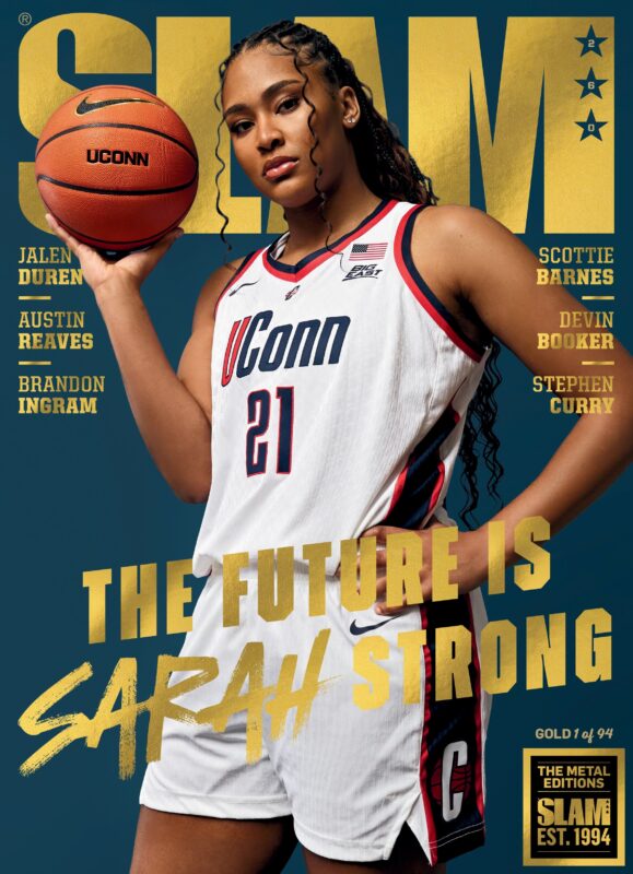GOLD METAL SLAM 260 Sarah Strong Magazine The Future Is Sarah Strong WNBA 2026