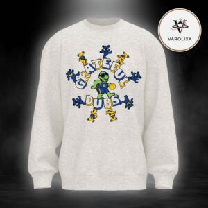 Grateful Dead x Santa Cruz Warriors Merchandise Dubs Heather Grey Long Sleeve