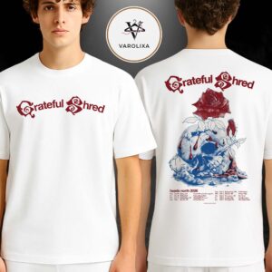 Grateful Shred Heads North Tour 2026 Full Tour Dates Two Sides Unisex T-Shirt