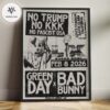 Green Day x Bad Bunny Concert Poster At Super Bowl Stadium In United States On February 8 2026 Home Decor Poster Canvas