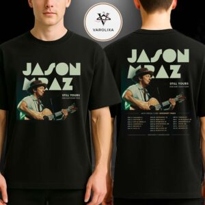 Jason Mraz Live Concert Poster At Multiple Venues On East Coast In United States On 2026 Two Sides Unisex T-Shirt
