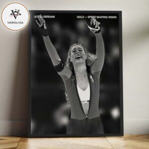 Jutta Leerdam Team Netherlands Olympic Games Speed Skating 1000m Olympic Record 2026 Home Decor Poster Canvas