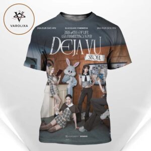 KISS OF LIFE Asia Fanmeeting Poster At Blue Square In Seoul South Korea On March 28 2026 All Over Print Shirt