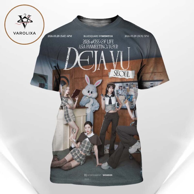 KISS OF LIFE Asia Fanmeeting Poster At Blue Square In Seoul South Korea On March 28 2026 All Over Print Shirt