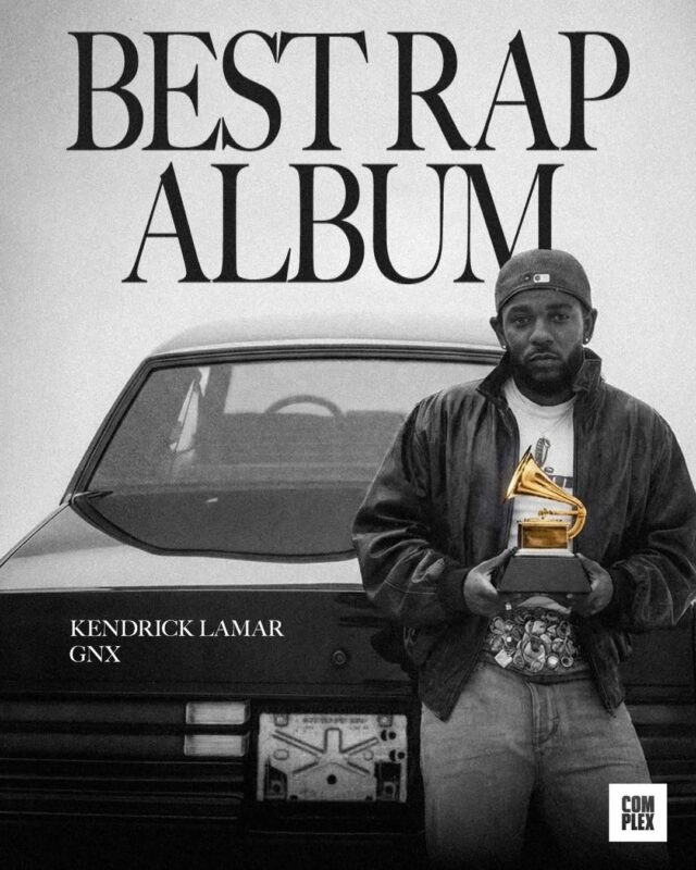 Kendrick Lamar Wins Best Rap Album GNX Grammy Awards 2026
