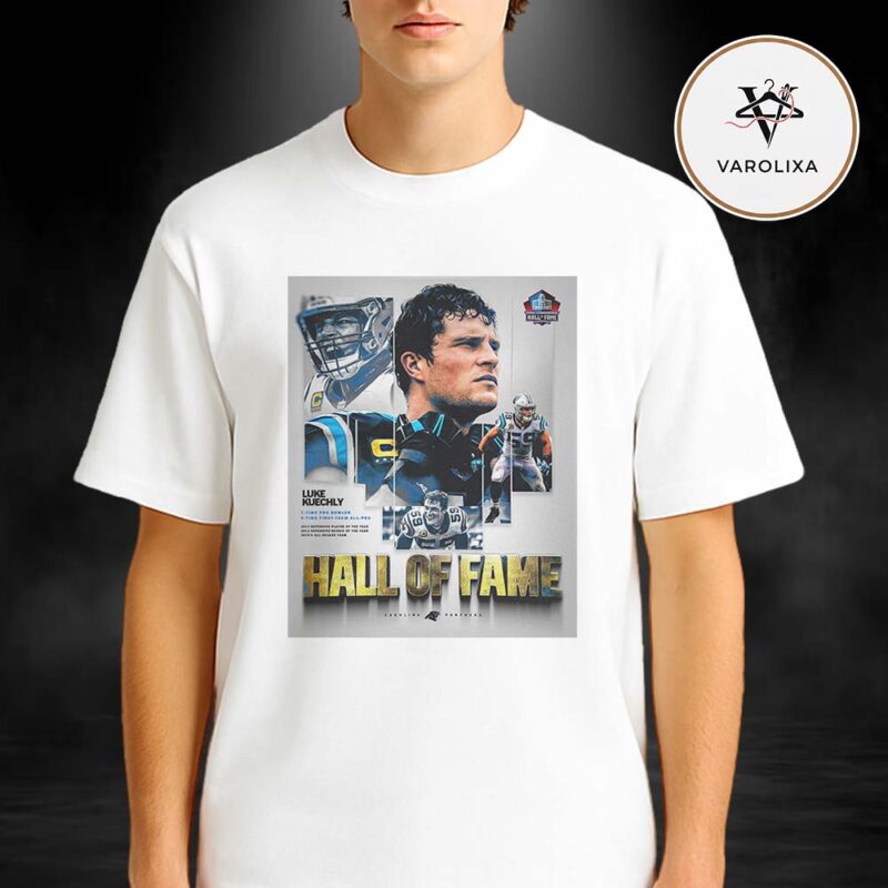 Luke Kuechly Carolina Panthers NFL Hall of Fame Legacy Defensive Icon Unisex T Shirt