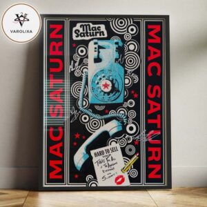 Mac Saturn Live Concert Poster At Multiple Venues In United States On 2026 Hard To Sell Tour Retro Telephone Artwork Home Decor Poster Canvas