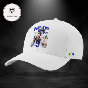 Matthew Stafford White Los Angeles Rams 2025 NFL MVP Classic Cap Hat Snapback