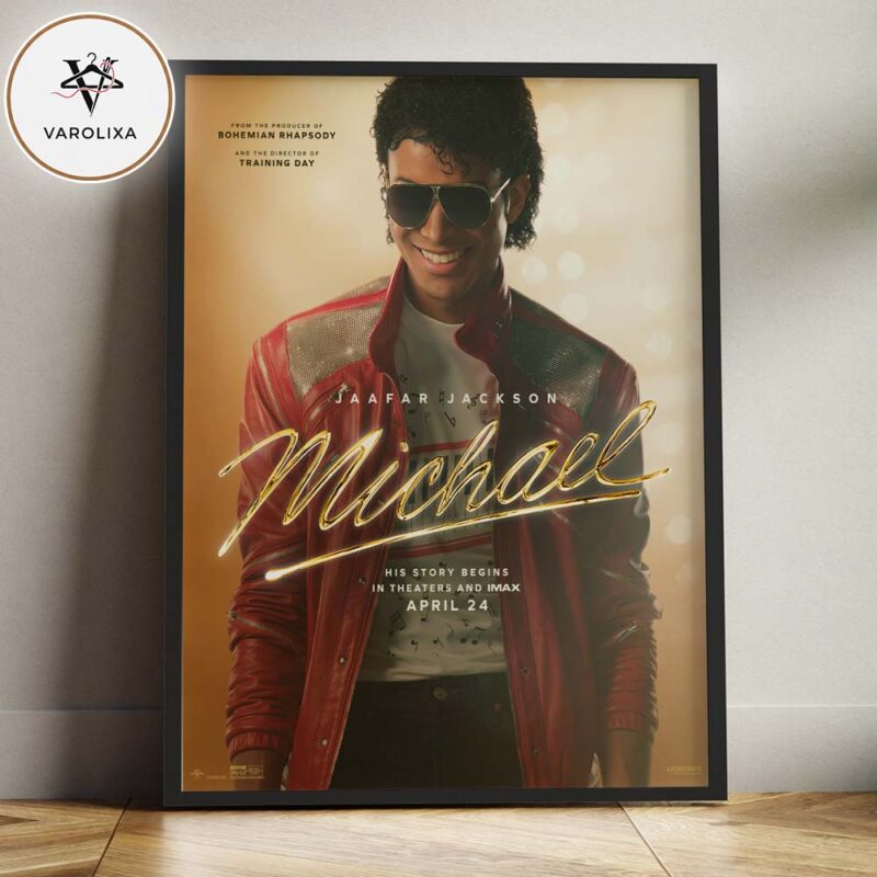Michael Jackson Biopic Michael Movie Poster – Jaafar Jackson as Michael Jackson On April 24 2026 Home Decor Poster Canvas
