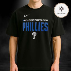Official Engineered For Philadelphia Phillies MLB Logo 2026 Unisex T-Shirt