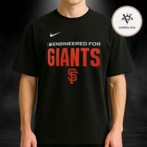 Official Engineered For San Francisco Giants MLB Logo 2026 Unisex T-Shirt