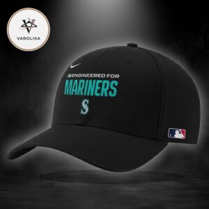 Official Engineered For Seattle Mariners MLB Logo 2026 Classic Cap Hat Snapback