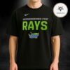 Official Engineered For Tampa Bay Rays MLB Logo 2026 Unisex T-Shirt
