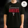 Official Engineered For Texas Rangers MLB Logo 2026 Unisex T-Shirt