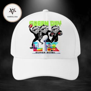 Official Green Day With Super Bowl LX 2026 Band Character Graphic Logo Classic Cap Hat Snapback