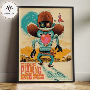 Pigeons Playing Ping Pong Music Concert At  Mr. Smalls Theatre In Pittsburgh PA On February 6-7 2026 Home Decor Poster Canvas