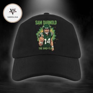 Sam Darnold The Bird Flip Minimal Graphic Classic Cap Hat