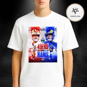 San Francisco 49ers vs Los Angeles Rams NFL 2026 Melbourne Game International Match Unisex T-Shirt