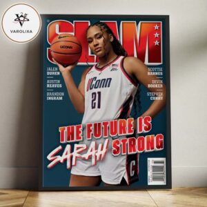 Sarah Strong On SLAM 260 Magazine The Future Is Sarah Strong WNBA Home Decor Poster Canvas