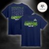 Seattle Seahawks Super Bowl LX Champions 2025-2026 NFL Best Teammates Roster Two Sides Unisex T-Shirt