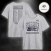 Seattle Seahawks Fanatics Super Bowl LX Champions 2025-2026 Autograph Signing Roster Two Sides Unisex T-Shirt
