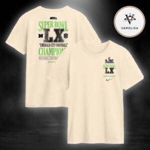 Seattle Seahawks Nike Super Bowl LX Champions Long Ball NFL 2025-2026 Unisex Two Sides Tee