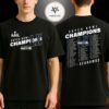 Seattle Seahawks Fanatics Super Bowl LX Champions 2025-2026 Autograph Signing Roster Two Sides Unisex T-Shirt