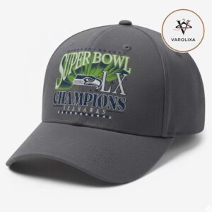 Seattle Seahawks Super Bowl LX Champions NFL 2025 Top Dogs Tri-Blend Classic Cap Hat Snapback