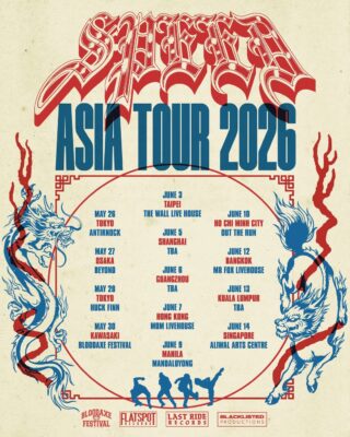 Speed Tour Dates Poster Asia Tour Across Asia May And June 2026