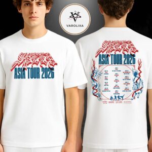 Speed Tour Dates Poster Asia Tour Across Asia May And June 2026 Two Sides Unisex T-Shirt