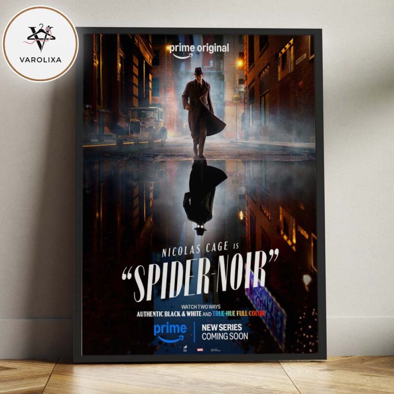 Spider Noir Prime Original Series Poster True Hue Full Color Version 2026 Home Decor Poster Canvas