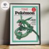 TIME Magazine Special Edition Pokémon 30 Years Of Pikachu Mega Charizard X Cover Home Decor Poster Canvas