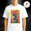 Mt. Joy Concert Poster At Red Rocks In Morrison CO On Aug 14 And 15 2026 Psychedelic Cosmic Head Artwork Unisex T-Shirt
