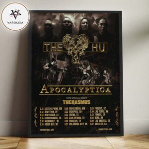 The Hu Poster At Silver Spring Maryland On May 12 2026 With Apocalyptica North America Tour Artwork Home Decor Poster Canvas