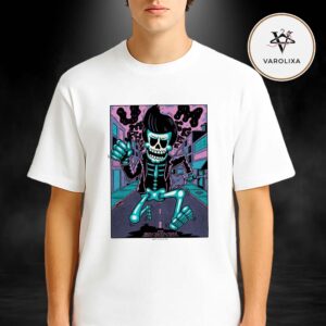 Umphrey’s McGee Concert Poster At State Theatre In Portland ME On February 11 2026 Northeast Run Neon Skeleton Artwork Unisex T-Shirt