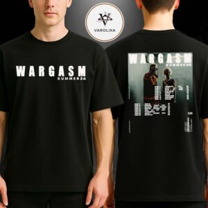 Wargasm Live Concert Poster At Multiple Festival Venues In Europe And United Kingdom In Summer 2026 Summer Tour Two Sides Unisex T-Shirt